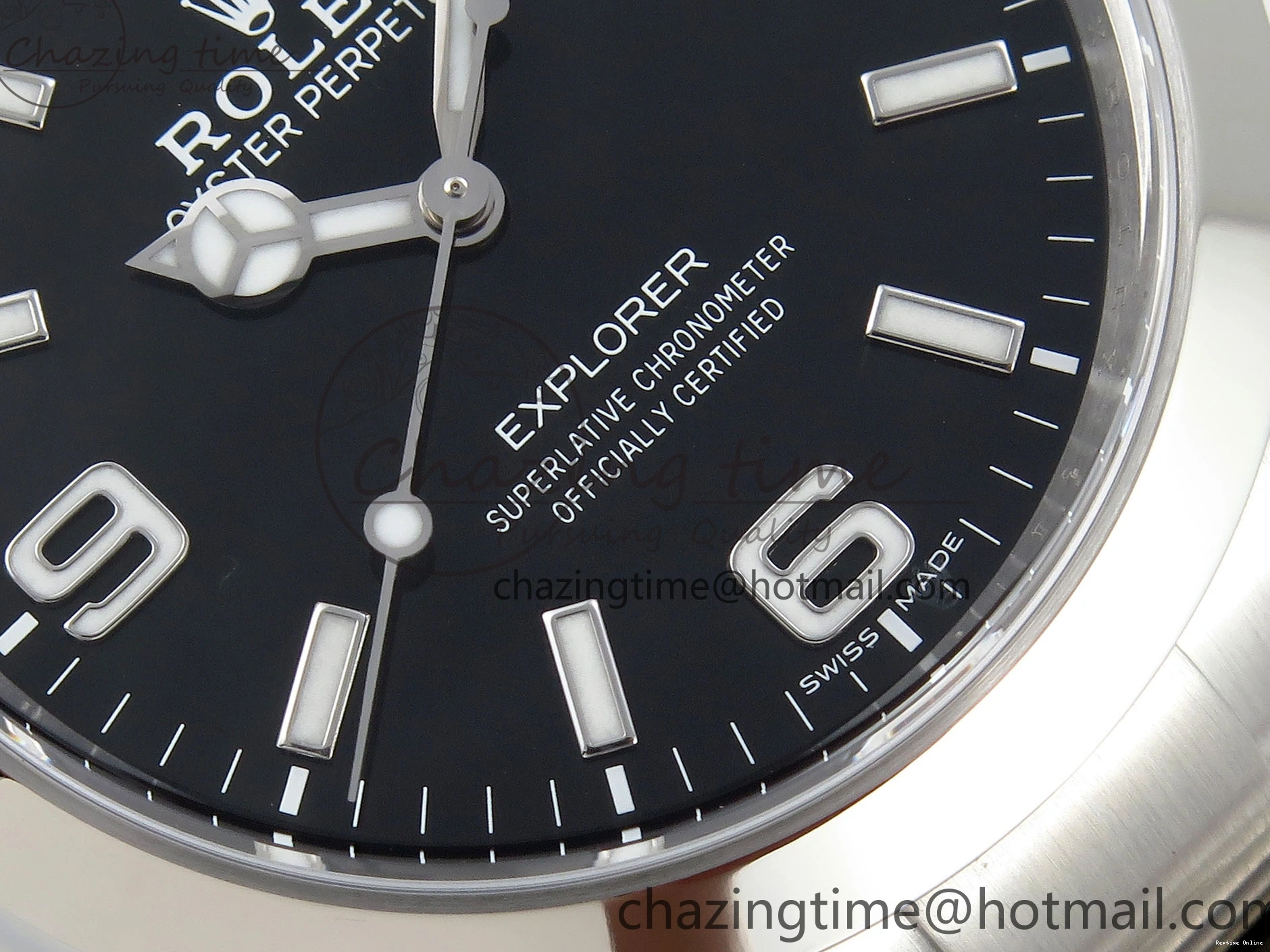 0120 Trendsetting Explorer I 214270 39mm Clean 1:1 Best Edition Black Dial on SS Bracelet VR 1738